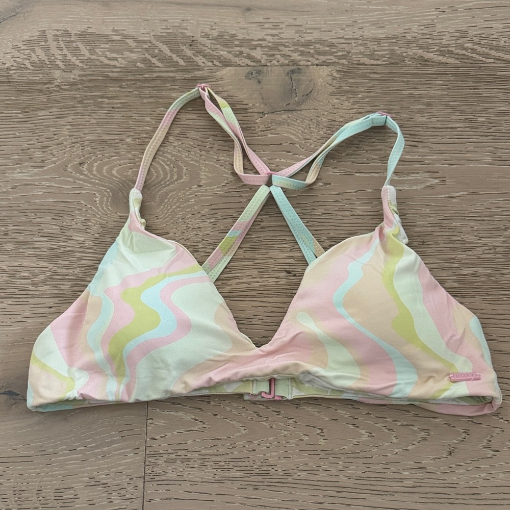 Colorful Strappy Reverseable Bikini Top